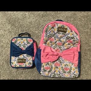 Matilda Jane Backpack with matching lunchbox